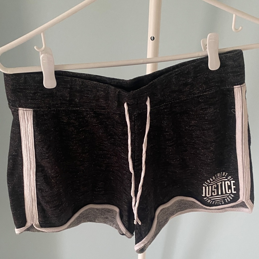 Justice Charcoal Athletic Shorts